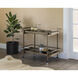 Livingston Antique Brass Bar Cart